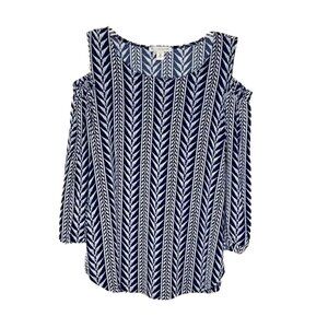 ❤️ 🆕 DB 1963 Cold Shoulder Blouse Size MP